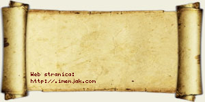 Omilj Dunjić vizit kartica